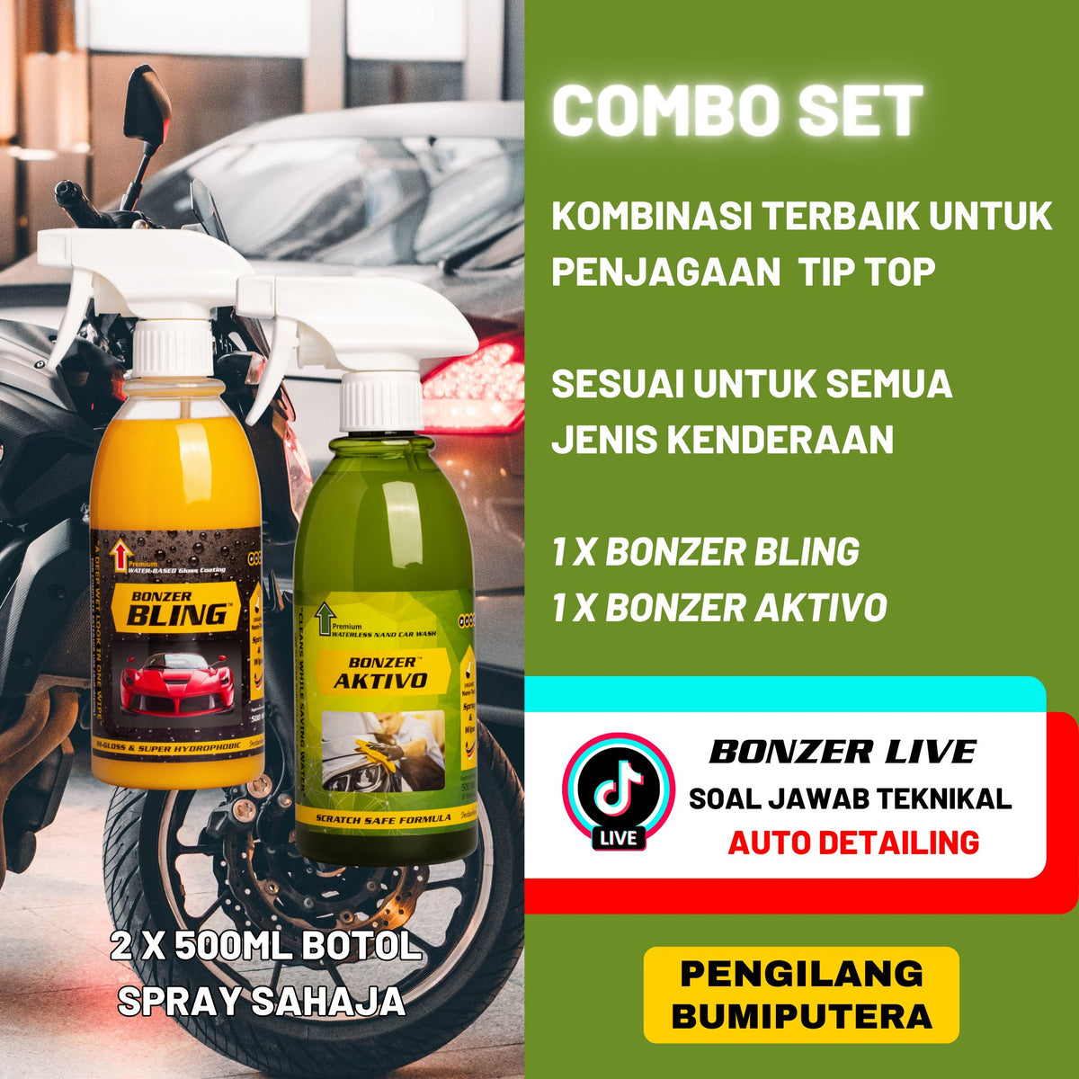 BONZER AKTIVO - 500ml - Bonzer Coating